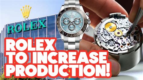 rolex stop produzione|rolex production 2024.